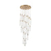 Crystorama - LED Pendant - Addis - Aged Brass- Union Lighting Luminaires Decor