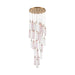 Crystorama - LED Pendant - Addis - Aged Brass- Union Lighting Luminaires Decor