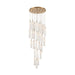 Crystorama - LED Pendant - Addis - Aged Brass- Union Lighting Luminaires Decor