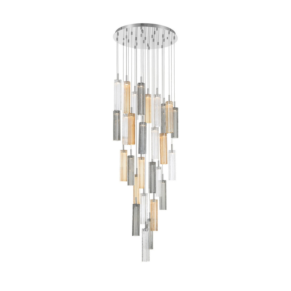 Crystorama - LED Pendant - Addis - Polished Chrome- Union Lighting Luminaires Decor