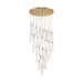 Crystorama - LED Pendant - Addis - Aged Brass- Union Lighting Luminaires Decor