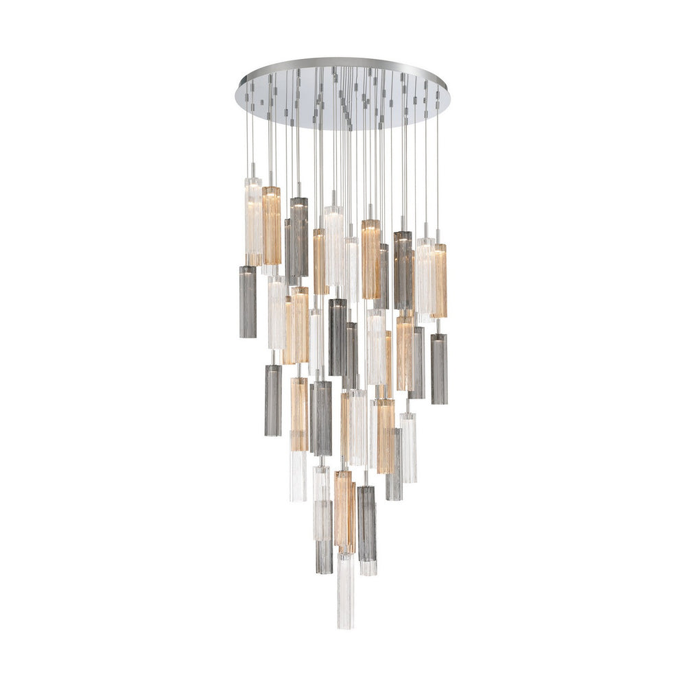 Crystorama - LED Pendant - Addis - Polished Chrome- Union Lighting Luminaires Decor