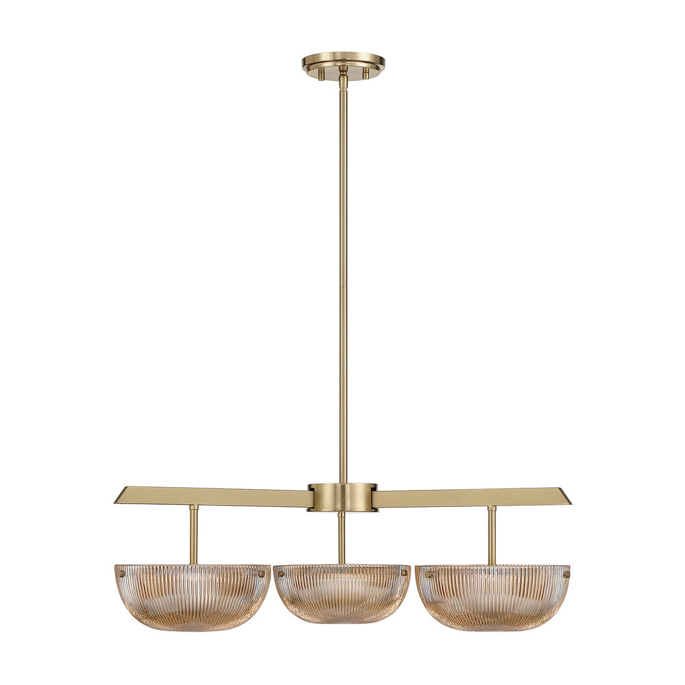Savoy House - LED Chandelier - Hubbard - Noble Brass- Union Lighting Luminaires Decor