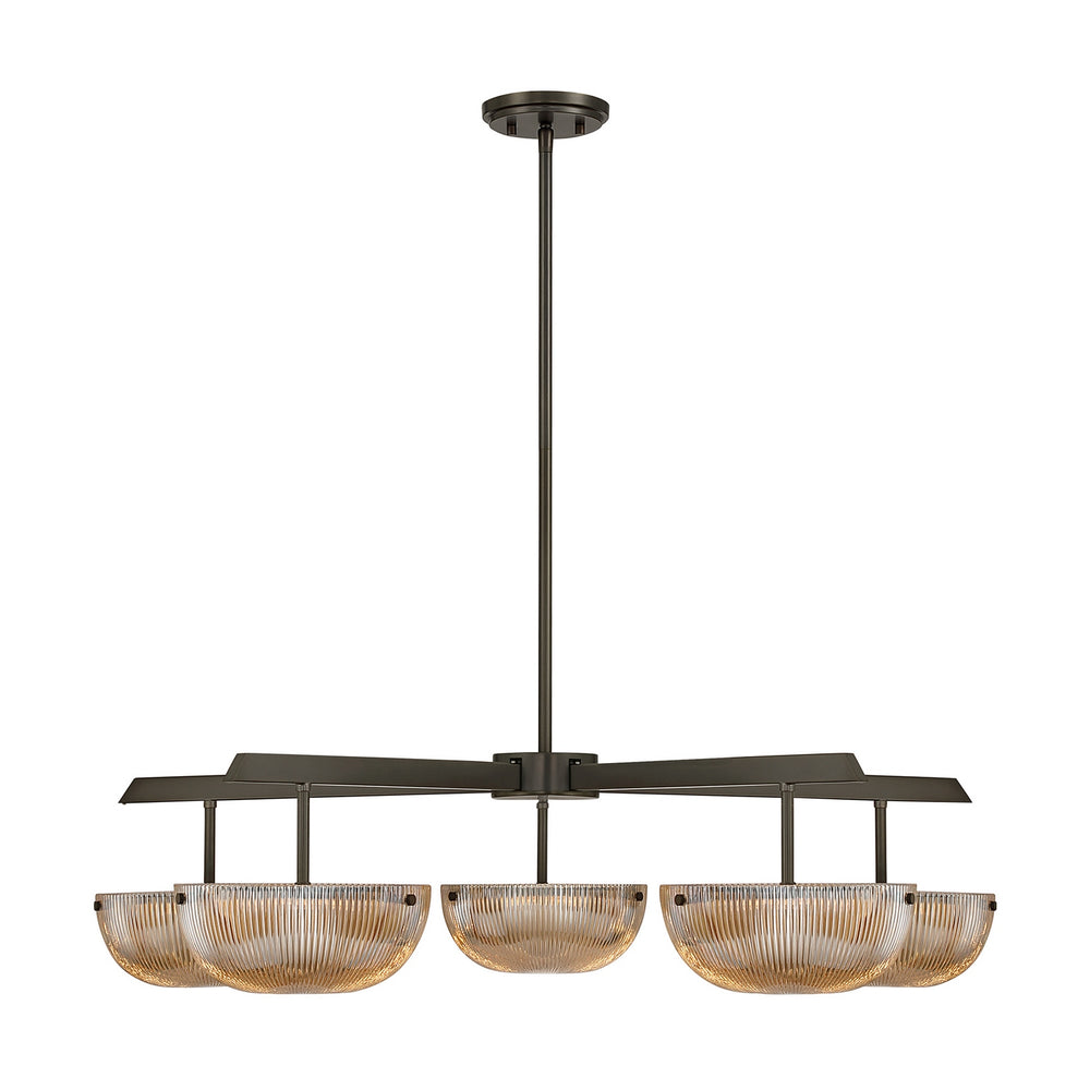 Savoy House - LED Chandelier - Hubbard - Mediterranean Bronze- Union Lighting Luminaires Decor