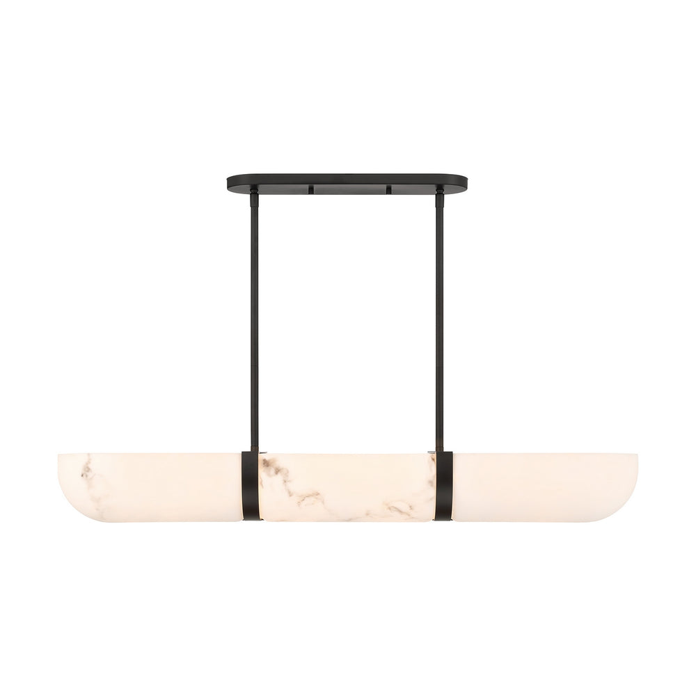 Savoy House - Four Light Chandelier - Chalfont - Matte Black- Union Lighting Luminaires Decor