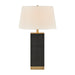 Savoy House - One Light Table Lamp - Max - Black- Union Lighting Luminaires Decor
