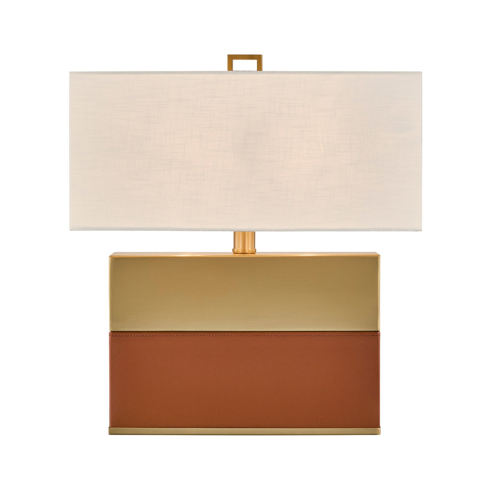 Savoy House - One Light Table Lamp - Oliver - Honey Brown and Brown- Union Lighting Luminaires Decor