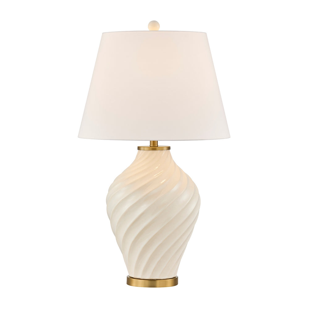 Savoy House - One Light Table Lamp - Viola - White- Union Lighting Luminaires Decor