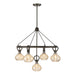 Savoy House - Five Light Chandelier - Sheriden - Mediterranean Bronze- Union Lighting Luminaires Decor