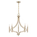 Savoy House - Five Light Chandelier - Woodlawn - Noble Brass- Union Lighting Luminaires Decor
