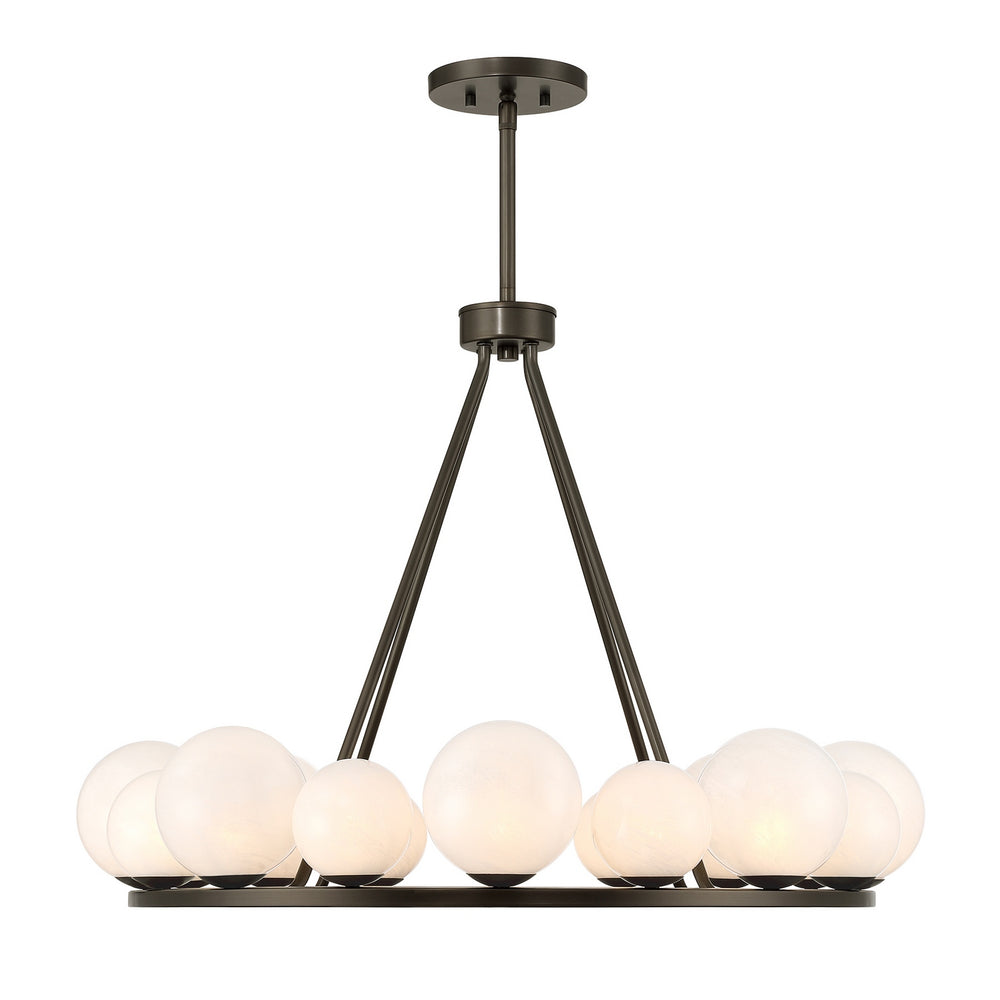 Savoy House - 16 Light Chandelier - Loudon - Mediterranean Bronze- Union Lighting Luminaires Decor
