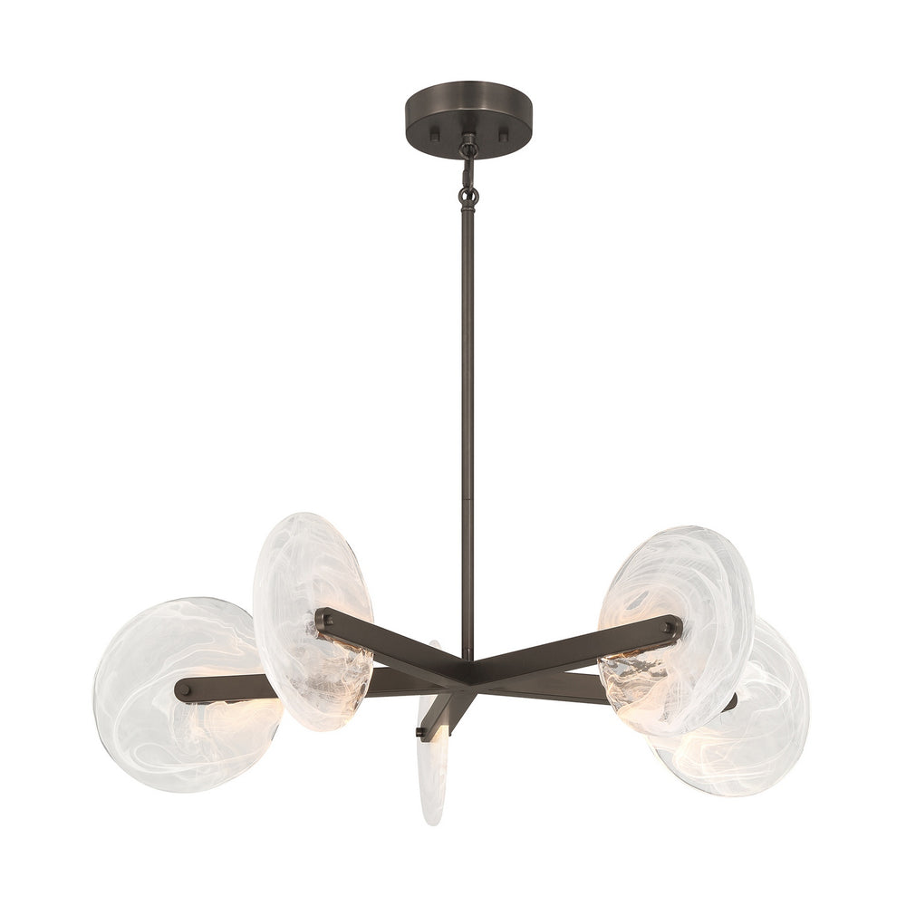 Savoy House - LED Chandelier - Ainslie - Mediterranean Bronze- Union Lighting Luminaires Decor