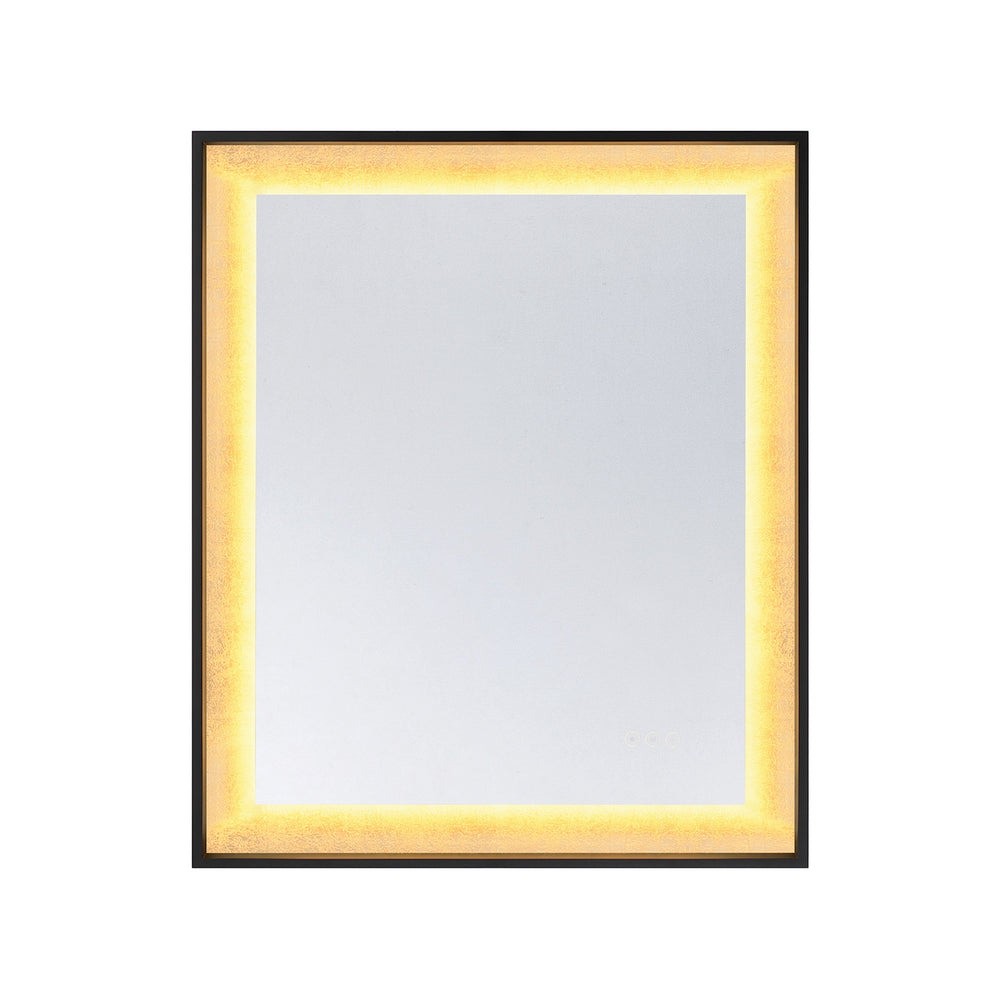 Savoy House - LED Mirror - Corvalis - Sand Black and Gold Leaf- Union Lighting Luminaires Decor