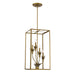 Savoy House - Four Light Pendant - Strathmore - Antique Patina- Union Lighting Luminaires Decor