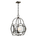 Savoy House - Four Light Pendant - Damen - Mediterranean Bronze- Union Lighting Luminaires Decor