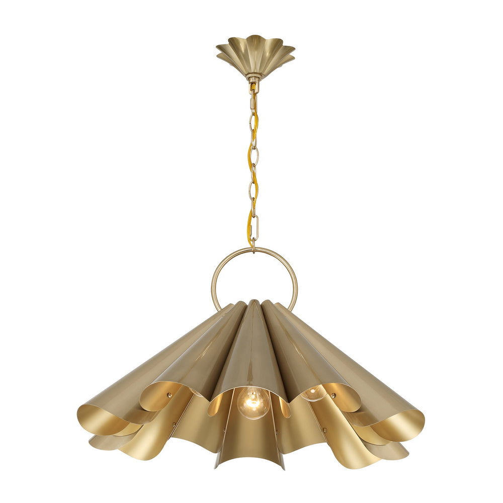 Savoy House - Three Light Pendant - Vinton - Noble Brass- Union Lighting Luminaires Decor