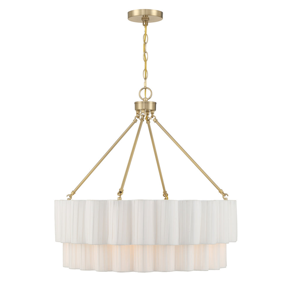 Savoy House - Four Light Pendant - Tucker - Noble Brass- Union Lighting Luminaires Decor