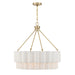 Savoy House - Four Light Pendant - Tucker - Noble Brass- Union Lighting Luminaires Decor