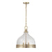 Savoy House - Three Light Pendant - Stern - Noble Brass- Union Lighting Luminaires Decor