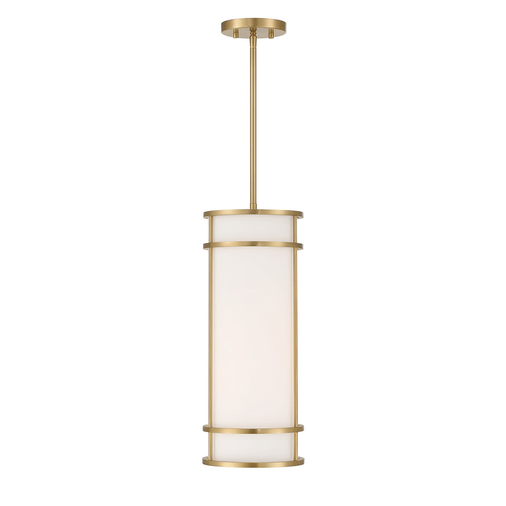 Savoy House - One Light Mini Pendant - Porter - Warm Brass- Union Lighting Luminaires Decor