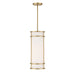 Savoy House - One Light Mini Pendant - Porter - Warm Brass- Union Lighting Luminaires Decor