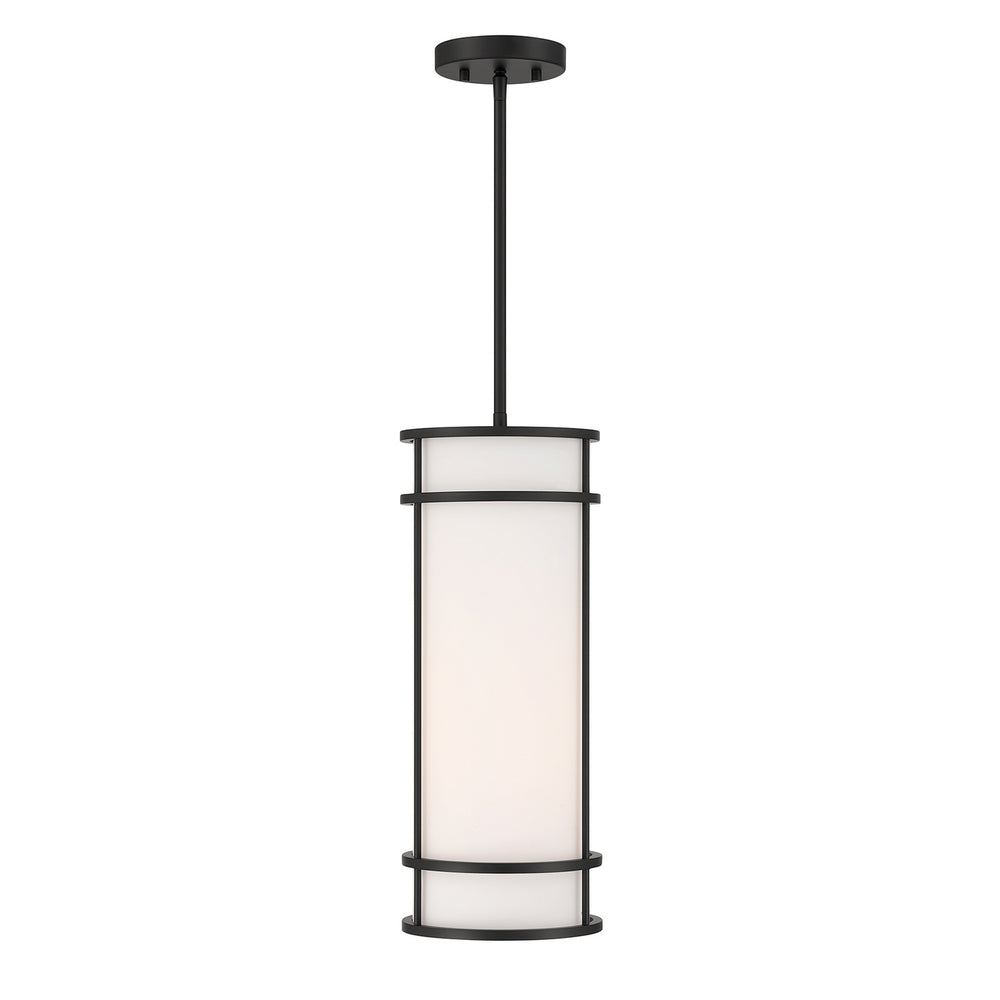 Savoy House - One Light Mini Pendant - Porter - Matte Black- Union Lighting Luminaires Decor