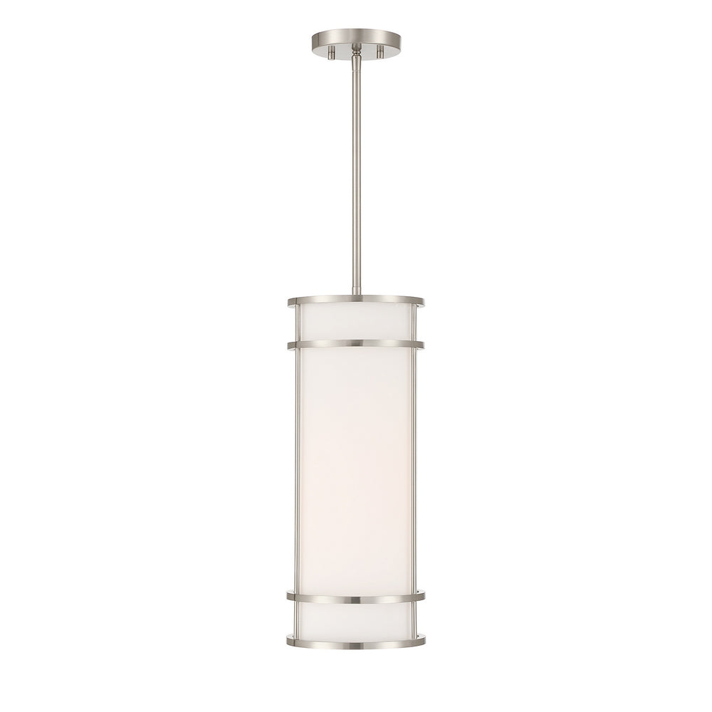 Savoy House - One Light Mini Pendant - Porter - Satin Nickel- Union Lighting Luminaires Decor