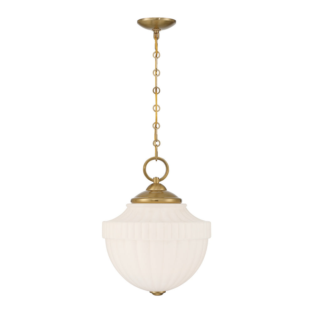 Savoy House - One Light Pendant - Montrose - Warm Brass- Union Lighting Luminaires Decor