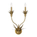 Savoy House - Two Light Wall Sconce - Strathmore - Antique Patina- Union Lighting Luminaires Decor