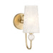 Savoy House - One Light Wall Sconce - Sheldon - Noble Brass- Union Lighting Luminaires Decor