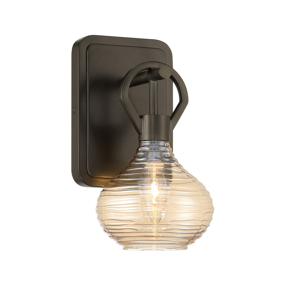 Savoy House - One Light Wall Sconce - Sheriden - Mediterranean Bronze- Union Lighting Luminaires Decor
