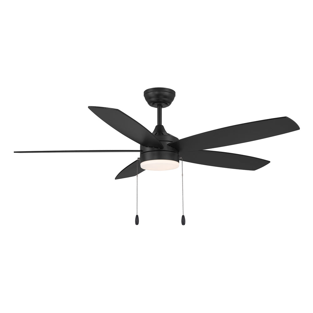 Meridian - 52" Ceiling Fan - Matte Black- Union Lighting Luminaires Decor