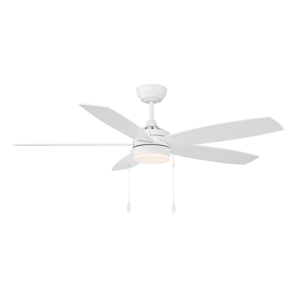 Meridian - 52" Ceiling Fan - White- Union Lighting Luminaires Decor