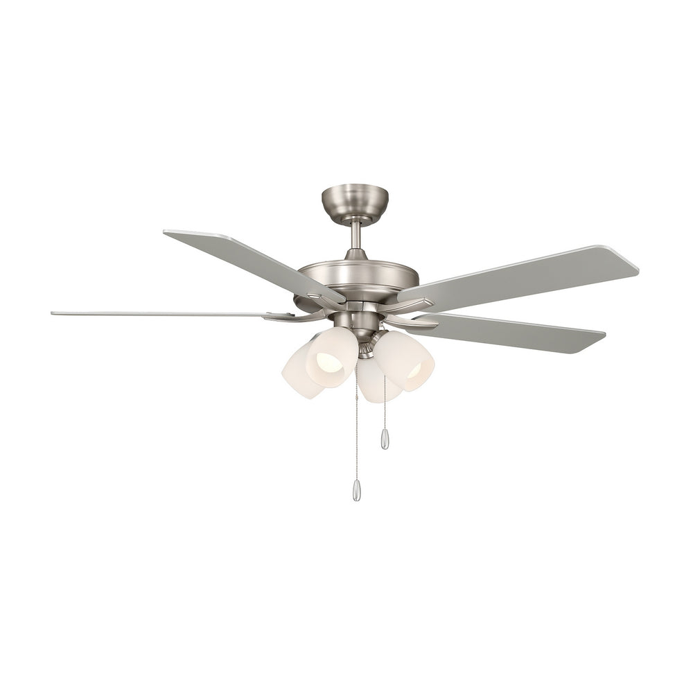 Meridian - 52" Ceiling Fan - Brushed Nickel- Union Lighting Luminaires Decor
