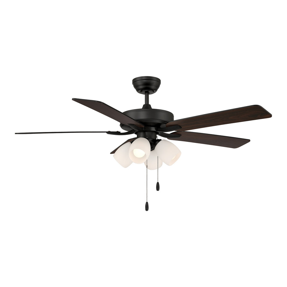 Meridian - 52" Ceiling Fan - Matte Black- Union Lighting Luminaires Decor