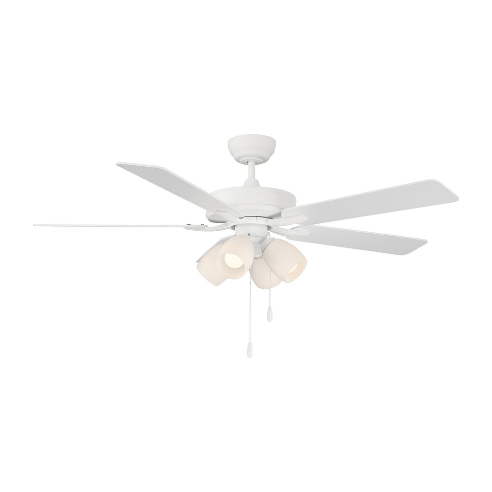 Meridian - 52" Ceiling Fan - White- Union Lighting Luminaires Decor