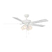 Meridian - 52" Ceiling Fan - White- Union Lighting Luminaires Decor