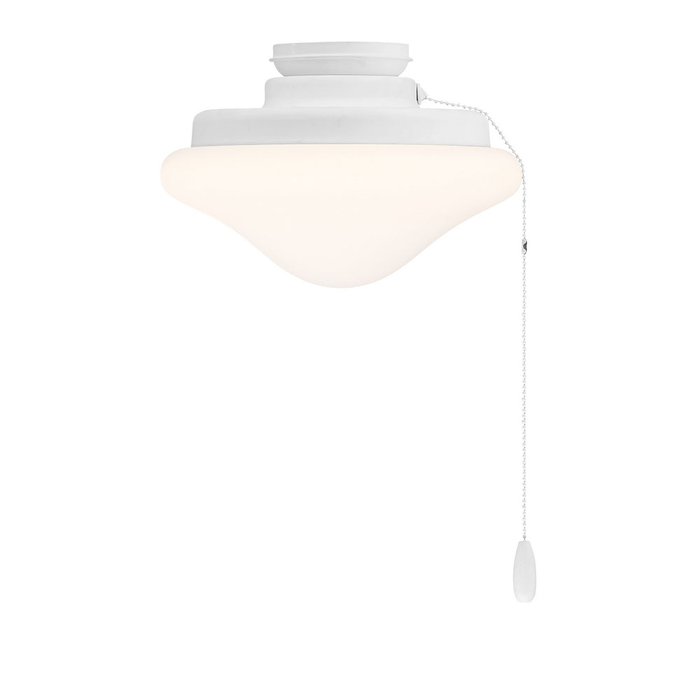 Meridian - One Light LED Fan Light Kit - White- Union Lighting Luminaires Decor