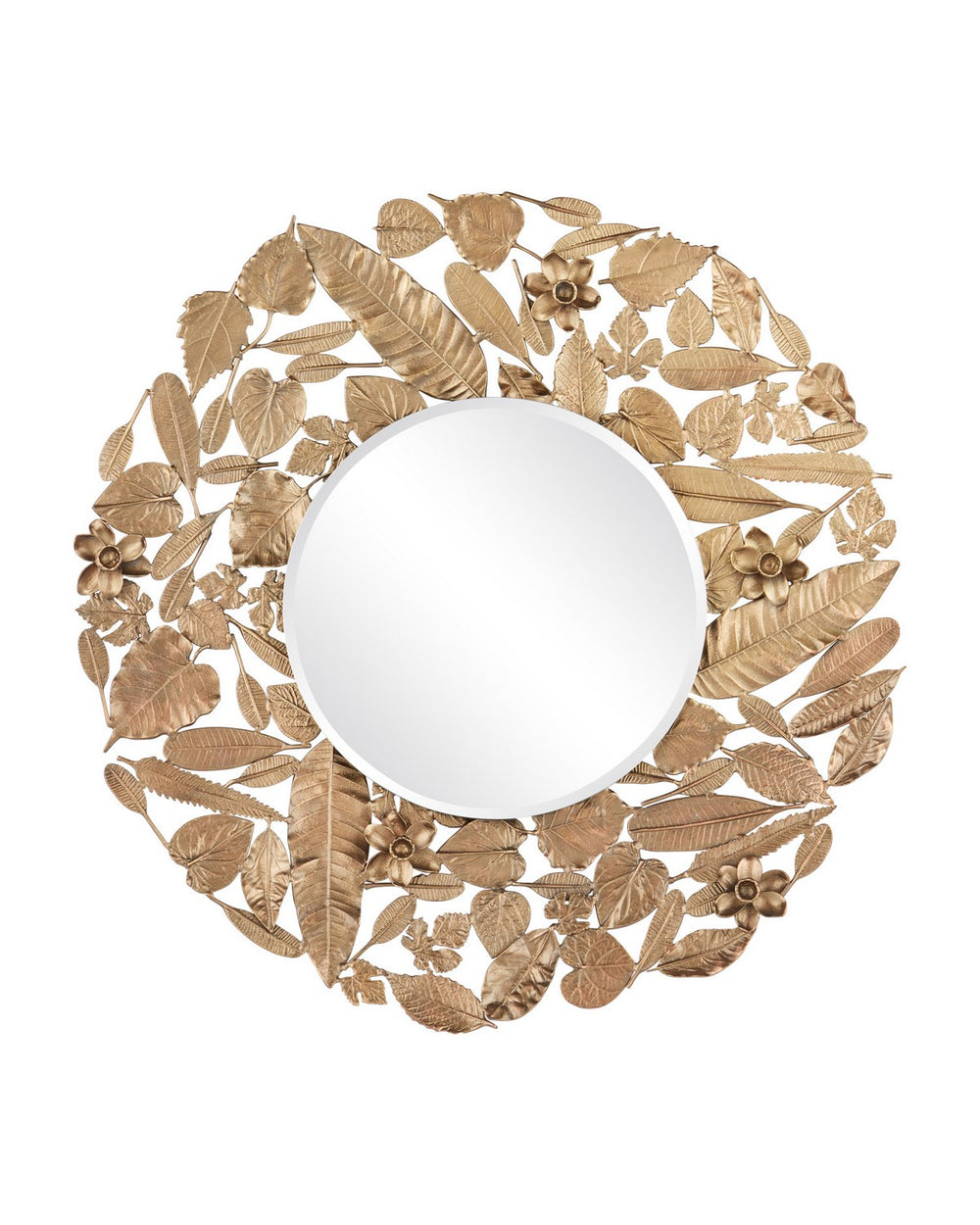 Currey and Company - Mirror - Tessellate - Matte Brass- Union Lighting Luminaires Decor