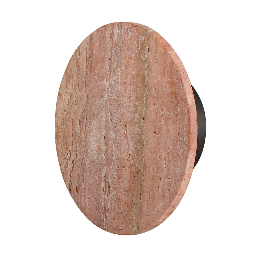 ET2 - LED Wall Sconce - Discus - Rosso Laterite / Gunmetal- Union Lighting Luminaires Decor