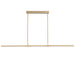 ET2 - LED Linear Pendant - Dorian - Gold- Union Lighting Luminaires Decor