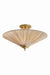 Mitzi Canada - One Light Semi Flush Mount - Helen - Aged Brass- Union Lighting Luminaires Decor