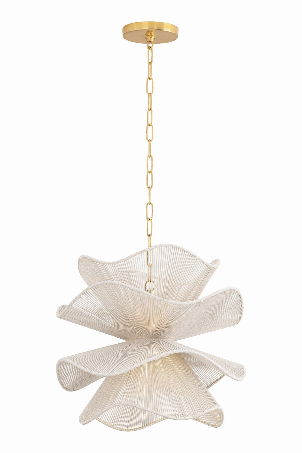 Mitzi Canada - One Light Chandelier - Amanda - Aged Brass- Union Lighting Luminaires Decor