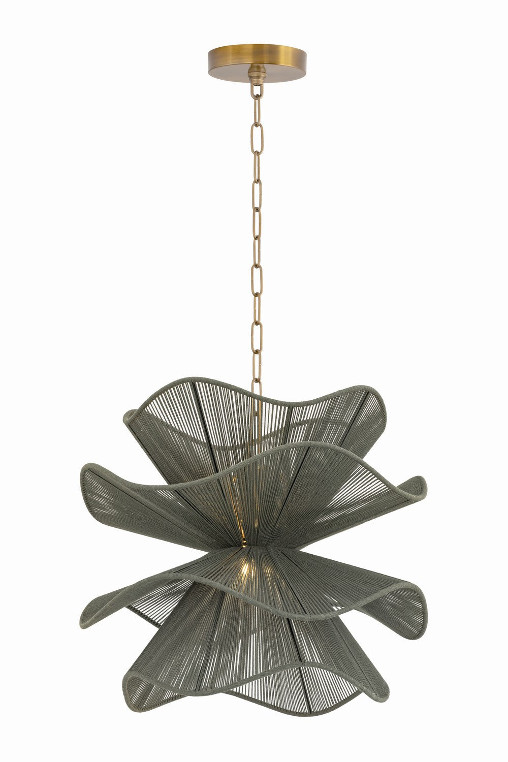 Mitzi Canada - One Light Chandelier - Amanda - Patina Brass- Union Lighting Luminaires Decor