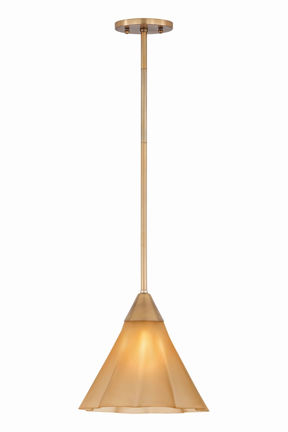 Mitzi Canada - One Light Pendant - Gabrielle - Aged Brass- Union Lighting Luminaires Decor