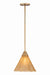 Mitzi Canada - One Light Pendant - Gabrielle - Aged Brass- Union Lighting Luminaires Decor