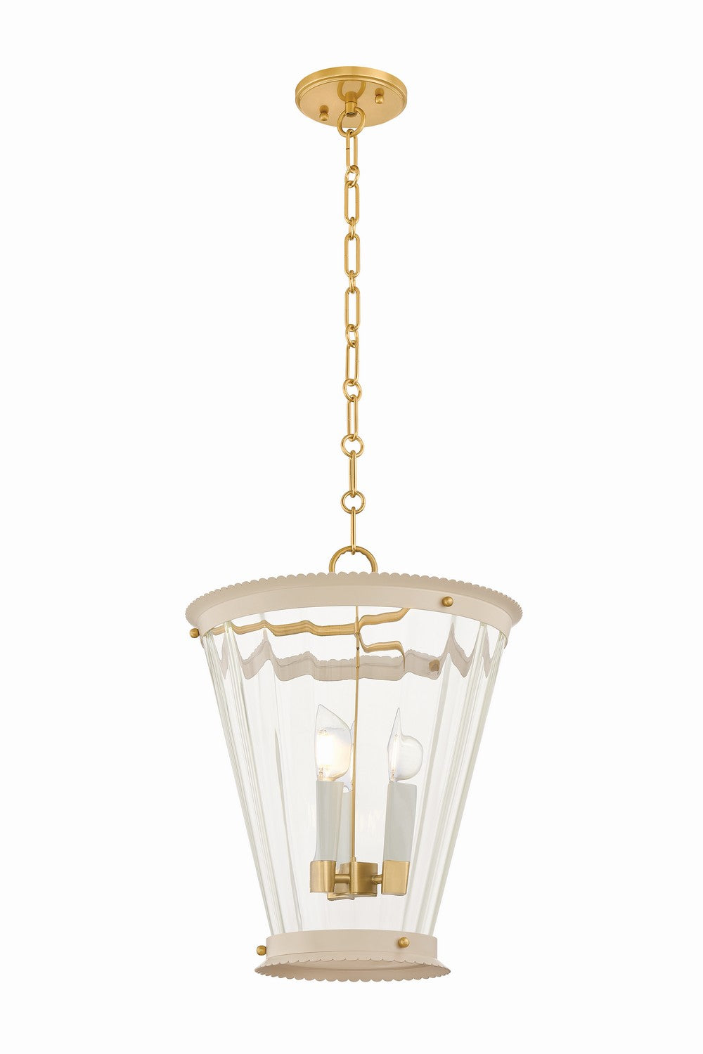 Mitzi Canada - Three Light Lantern - Lucretia - Aged Brass- Union Lighting Luminaires Decor