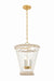 Mitzi Canada - Three Light Lantern - Lucretia - Aged Brass- Union Lighting Luminaires Decor