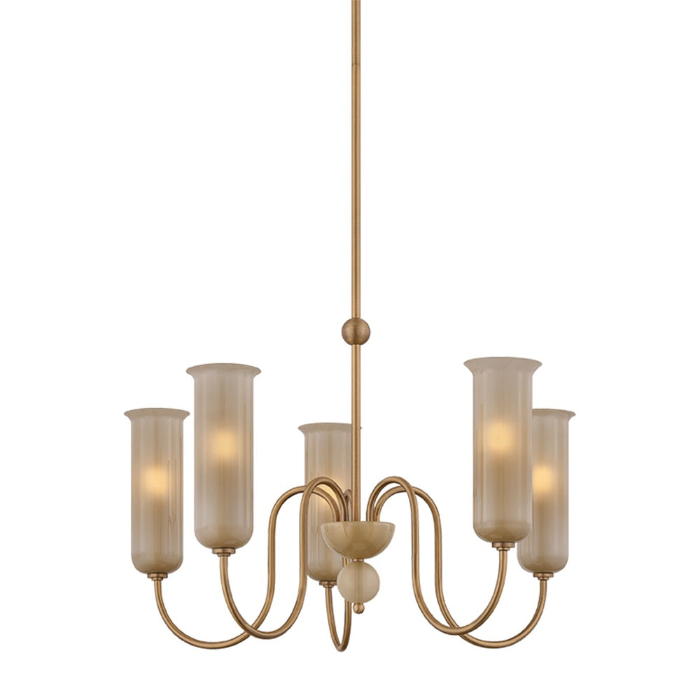 Mitzi Canada - Five Light Chandelier - Alessandra - Patina Brass- Union Lighting Luminaires Decor