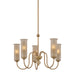 Mitzi Canada - Five Light Chandelier - Alessandra - Patina Brass- Union Lighting Luminaires Decor